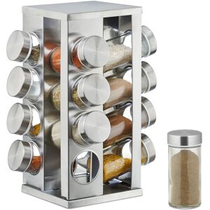 Relaxdays Spice Carousel Herb Organizer 16 Jar Storage Airtight Spice Rack Airtight Caps Relaxdays Spice Carousel Herb Organizer 16 Jar Storage Airtight Spice Rack Airtight Caps