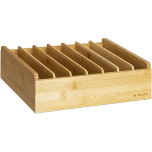 Does Not Apply Bamboo Kitchen Organiser - Storage Box For Food Container Lids - Rack Tray With Does Not Apply Bamboo Kitchen Organiser - Storage Box For Food Container Lids - Rack Tray With