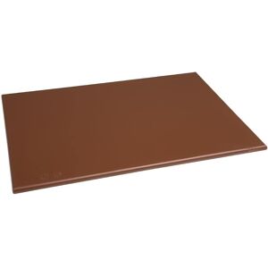 Hygiplas Standard High Density Brown Chopping Board For Vegetables - 45x30cm Hygiplas Standard High Density Brown Chopping Board For Vegetables - 45x30cm