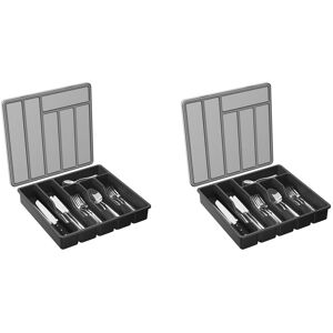 Sodial 2x Silverware Organizer With Lid,Covered Utensil Tray For Kitchen Drawer5561 Sodial 2x Silverware Organizer With Lid,Covered Utensil Tray For Kitchen Drawer5561