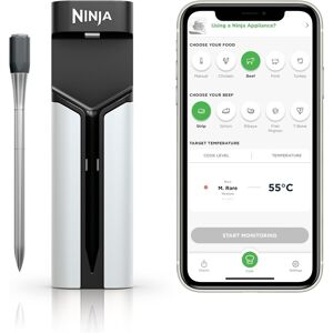 Ninja Wp100eu Prochef Wireless Meat Thermometer Probe Indoor & Outdoor Cooking Ninja Wp100eu Prochef Wireless Meat Thermometer Probe Indoor & Outdoor Cooking