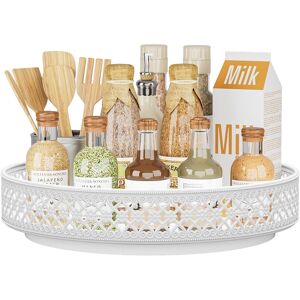 Eknitey Metal Lazy Susan Turntable - 33cm (13 Inch) Cupboard Organiser Rotating Eknitey Metal Lazy Susan Turntable - 33cm (13 Inch) Cupboard Organiser Rotating