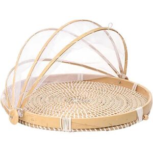 Dexam Sintra Seagrass Food Cover With Tray Natural Dexam Sintra Seagrass Food Cover With Tray Natural