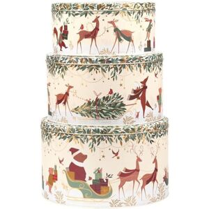 Sara Miller Cake Tins Woodland Tales Christmas Gift Round Nesting Set Of 3 Sara Miller Cake Tins Woodland Tales Christmas Gift Round Nesting Set Of 3