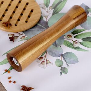 Uxcell Home Wooden Salt Spice Container Pepper Mill Grinder Shaker Wood Color 10 Inch Uxcell Home Wooden Salt Spice Container Pepper Mill Grinder Shaker Wood Color 10 Inch