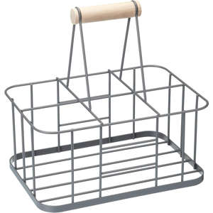 Does Not Apply Living Nostalgia Milk Bottle Holder Doorstep, Milk Crate, Wire Metal With Wooden Does Not Apply Living Nostalgia Milk Bottle Holder Doorstep, Milk Crate, Wire Metal With Wooden