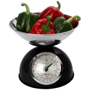 Dexam Mechanical Scales With Stainless Steel 2l Bowl - Black Dexam Mechanical Scales With Stainless Steel 2l Bowl - Black