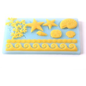 World Of Moulds Sea Coral Fondant Cake Decorations Silicone Mould - Pack Of 5 World Of Moulds Sea Coral Fondant Cake Decorations Silicone Mould - Pack Of 5
