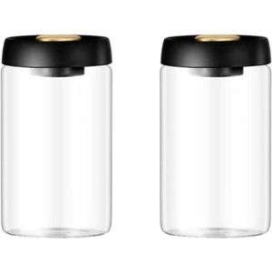 Sodial 3x(Coffee Beans Glass Jar Household Vacuum Sealed Tank Food Storage8585 Sodial 3x(Coffee Beans Glass Jar Household Vacuum Sealed Tank Food Storage8585