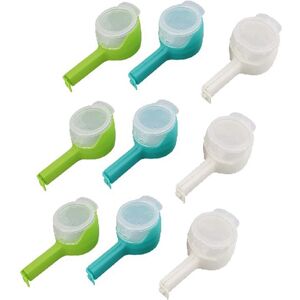 Sodial 3x(9pcs Food Sealing Clips For Snacks, Tea, And More - Airtight Plastic5998 Sodial 3x(9pcs Food Sealing Clips For Snacks, Tea, And More - Airtight Plastic5998