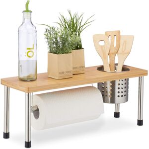 Relaxdays Kitchen Counter Organizer, Roll Holder & Utensil Storage, Spice Rack, Relaxdays Kitchen Counter Organizer, Roll Holder & Utensil Storage, Spice Rack,