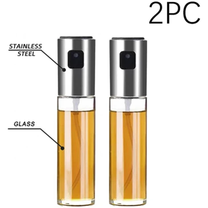 Baking Tray Sprayer Stainless Steel Condiment / Oil Container Kitchen Bottle New Baking Tray Sprayer Stainless Steel Condiment / Oil Container Kitchen Bottle New