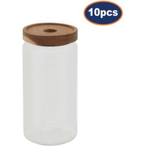 Premier Housewares Pack Of 10 Freska 1000ml Clear Glass Kitchen Food Pasta Rice Biscuit Storage Jar Premier Housewares Pack Of 10 Freska 1000ml Clear Glass Kitchen Food Pasta Rice Biscuit Storage Jar