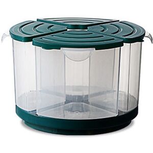 Rotating Partition Grain Jar, Kitchen Rice Bucket, Food Storage Container,8112 Rotating Partition Grain Jar, Kitchen Rice Bucket, Food Storage Container,8112