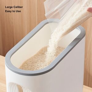 5kg Rice Dispenser Transparent Sealed Press Type Grain Storage Box Rice Sto Ou 5kg Rice Dispenser Transparent Sealed Press Type Grain Storage Box Rice Sto Ou