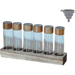 Sodial 3x(Coffee Bean Storage Container Display Rack, Tea Tube Glass, Coffee3507 Sodial 3x(Coffee Bean Storage Container Display Rack, Tea Tube Glass, Coffee3507