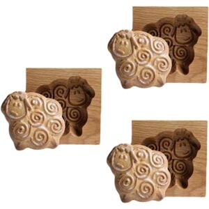 Sodial 2x(Wooden Cookie Mold Embossed Mold, 3d Wooden Animal Cookie Mold Sheep O9u3) Sodial 2x(Wooden Cookie Mold Embossed Mold, 3d Wooden Animal Cookie Mold Sheep O9u3)