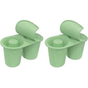 Sodial 3x(Ice-Cube Tray Compatible With Cup - Silicone Cylinder Ice Mold With Lid7723 Sodial 3x(Ice-Cube Tray Compatible With Cup - Silicone Cylinder Ice Mold With Lid7723