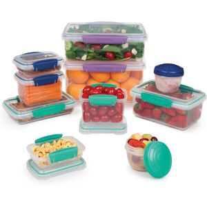 Newell Brands Sistema Klip It Accents Food Storage Containers Assorted Sizes Airtight & St Newell Brands Sistema Klip It Accents Food Storage Containers Assorted Sizes Airtight & St