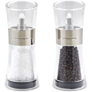 Cole & Mason Flip 180 Chrome Salt And Pepper Mill Set, Adjustable Coarseness, C Cole & Mason Flip 180 Chrome Salt And Pepper Mill Set, Adjustable Coarseness, C