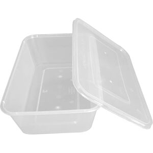 Plg 300 X Food Containers With Lids 650ml - Food Containers Plg 300 X Food Containers With Lids 650ml - Food Containers