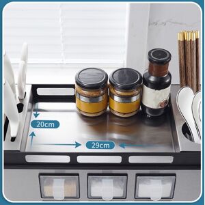 Spice Box Rack Stainless Steel Multifunctional Seasoning Bottle Holder Brus Ou Spice Box Rack Stainless Steel Multifunctional Seasoning Bottle Holder Brus Ou