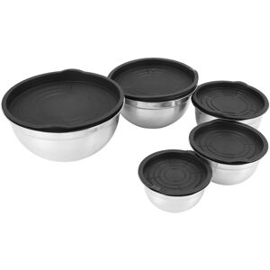 Sodial 5 Pcs Mixing Bowl,Stainless Steel Stackable Salad Bowl With Airtight Lid6816 Sodial 5 Pcs Mixing Bowl,Stainless Steel Stackable Salad Bowl With Airtight Lid6816