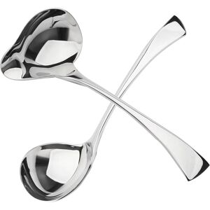 Sodial 4x(2pcs Small Gravy Ladle, Sauce Ladle, Sauce Ladle With Pouring Spout,7526 Sodial 4x(2pcs Small Gravy Ladle, Sauce Ladle, Sauce Ladle With Pouring Spout,7526