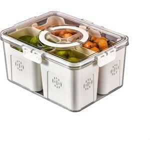 Sodial 3x(Fruit Tray For Picnic Refrigerator Food Storage Transparent Snack Box9863 Sodial 3x(Fruit Tray For Picnic Refrigerator Food Storage Transparent Snack Box9863