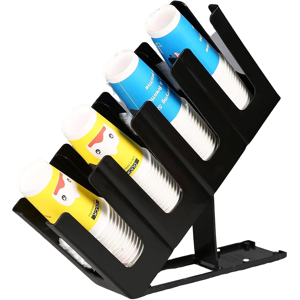 Does Not Apply Paper Cup Lid Holder 4 Compartment Cup And Lid Holder Breakroom Coffee Condiment Does Not Apply Paper Cup Lid Holder 4 Compartment Cup And Lid Holder Breakroom Coffee Condiment