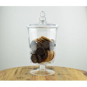 Emh Footed Glass Jar Cookie Sweet Bonbon With Lid 30 Cm Handmade Emh Footed Glass Jar Cookie Sweet Bonbon With Lid 30 Cm Handmade