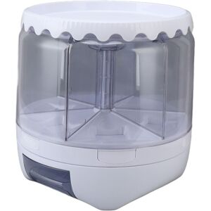 6 Grids Rice And Grain Storage Container Double Sealed 10000ml Rotating Foo Sg 6 Grids Rice And Grain Storage Container Double Sealed 10000ml Rotating Foo Sg