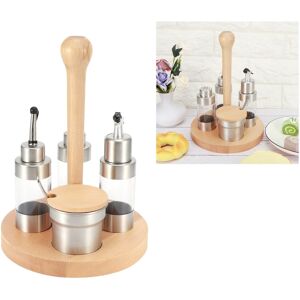 Round Cruet Condiment Spice Pepper Jar Box Seasoning Storage Container Pot R Hot Round Cruet Condiment Spice Pepper Jar Box Seasoning Storage Container Pot R Hot