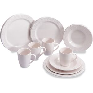 Garmin Brand Quest 16 Piece White Dining Set - Dining Set Garmin Brand Quest 16 Piece White Dining Set - Dining Set