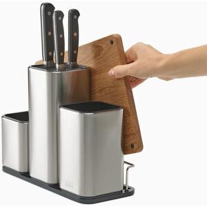 Joseph Joseph Counterstore - Utensil & Knives Storage Pot And Chopping Board Set Joseph Joseph Counterstore - Utensil & Knives Storage Pot And Chopping Board Set
