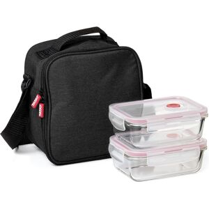 Tatay Cool Bag Lunch Box - Urban Food Casual Glass 3.5l 2 X 0.57l Glass Contai Tatay Cool Bag Lunch Box - Urban Food Casual Glass 3.5l 2 X 0.57l Glass Contai