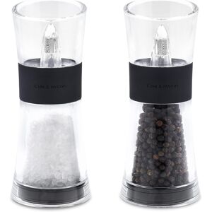 Cole & Mason H581580 Flip 180 Black Salt And Pepper Mills, Classic Inverta, Acr Cole & Mason H581580 Flip 180 Black Salt And Pepper Mills, Classic Inverta, Acr