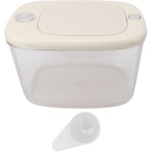 Rice Storage Container Pe Transparent Sealed Grain Bucket Dog Food Dispenser Bin Rice Storage Container Pe Transparent Sealed Grain Bucket Dog Food Dispenser Bin