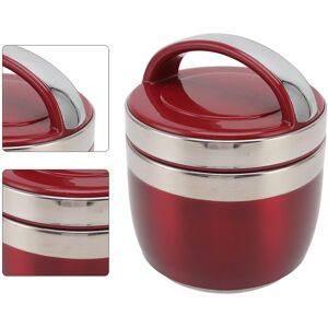 Red 1.5l Vacuum Lunch Box 304 Stainless Steel Insulated Food Container Port Sg Red 1.5l Vacuum Lunch Box 304 Stainless Steel Insulated Food Container Port Sg