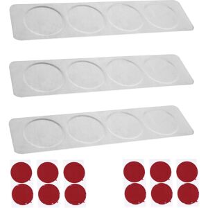 Sodial 4x(Magnetic Spice Jars Rack Stainless Steel Spice Jars Wall Plate Base Wall8870 Sodial 4x(Magnetic Spice Jars Rack Stainless Steel Spice Jars Wall Plate Base Wall8870