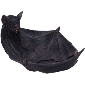 Nemesis Now Winged Watcher Bat Trinket Holder Jewellery Dish, Polyresin, Black Nemesis Now Winged Watcher Bat Trinket Holder Jewellery Dish, Polyresin, Black