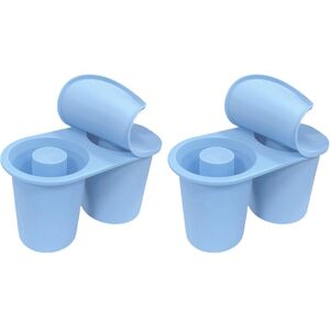 Sodial 3x(Ice-Cube Tray Compatible With Cup - Silicone Cylinder Ice Mold With Lid1561 Sodial 3x(Ice-Cube Tray Compatible With Cup - Silicone Cylinder Ice Mold With Lid1561