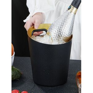 (Silver) (With Ice Clip Capacity: 4l) Stainless Steel Beveled Ice Bucket Bar (Silver) (With Ice Clip Capacity: 4l) Stainless Steel Beveled Ice Bucket Bar