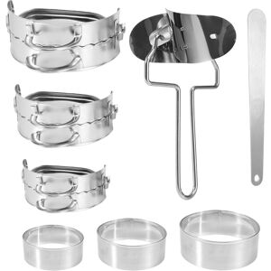 Sodial 2x(Dumplings Maker 8 Pcs, Mold Set And Cutter For Chinese Wonton,9766 Sodial 2x(Dumplings Maker 8 Pcs, Mold Set And Cutter For Chinese Wonton,9766