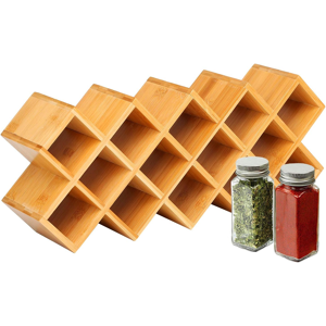 Does Not Apply Bamboo Countertop Spice Rack Organizer,Free Standing Spice Organiser Holder, Kit Does Not Apply Bamboo Countertop Spice Rack Organizer,Free Standing Spice Organiser Holder, Kit