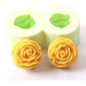 World Of Moulds Double Rose Silicone Soap Mould - Pack Of 5 World Of Moulds Double Rose Silicone Soap Mould - Pack Of 5