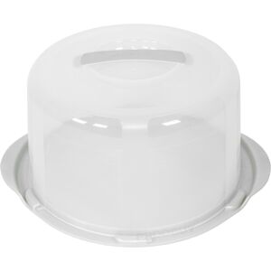 Wham Set Of 2 Large Plastic Birthday Cake Transporter Caddies Round Storage Domes Wham Set Of 2 Large Plastic Birthday Cake Transporter Caddies Round Storage Domes