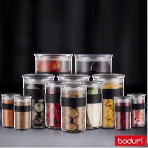 Bodum Presso 12 Storage Jars With Lids Bodum Presso 12 Storage Jars With Lids