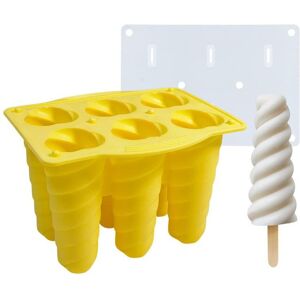 Sodial 2x(2pcs Silicone Molds Homemade Ice Cream Molds For Kids Food Grade Maker2768 Sodial 2x(2pcs Silicone Molds Homemade Ice Cream Molds For Kids Food Grade Maker2768