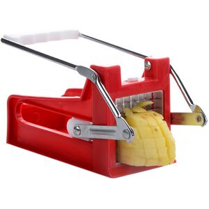 Sodial 2x(Stainless Steel French Fry Cutter Potato Vegetable Cutters 2 Blades, Red7452 Sodial 2x(Stainless Steel French Fry Cutter Potato Vegetable Cutters 2 Blades, Red7452
